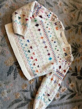 Bellerose Mucic Sweater Wool Size 2 (fits as US M) Fair Isle